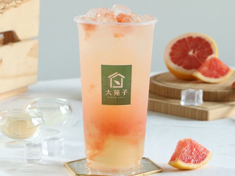 Blush pink Pink Beauty grapefruit drink